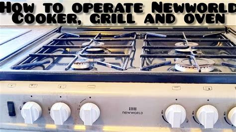 new world gas cooker ignition problems